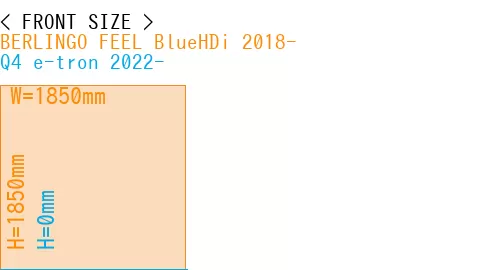 #BERLINGO FEEL BlueHDi 2018- + Q4 e-tron 2022-